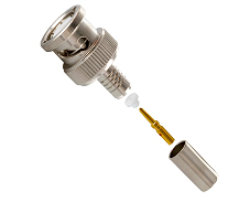 ELAN 408030 :: BNC конектор, RG59 /RG62A/U / KX6, 75 Ω | JAR Computers ELAN 408030 :: BNC конектор, RG59 /RG62A/U / KX6, 75 Ω