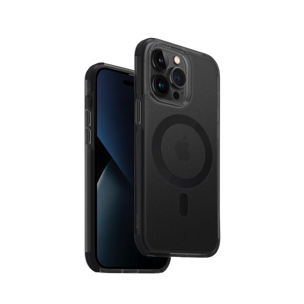 Хибриден удароустойчив кейс за с MagSafe за iPhone 14 Pro - Uniq Combat MagClick Case (черен-прозрачен) | JAR Computers Хибриден удароустойчив кейс за с MagSafe за iPhone 14 Pro - Uniq Combat MagClick Case (черен-прозрачен)