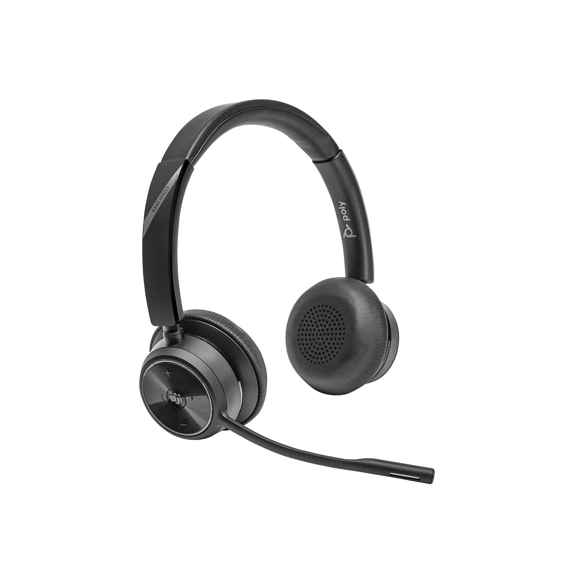 HP Poly Savi 7420 Office Stereo сертифицирани за Microsoft Teams DECT 1880-1900 MHz слушалки