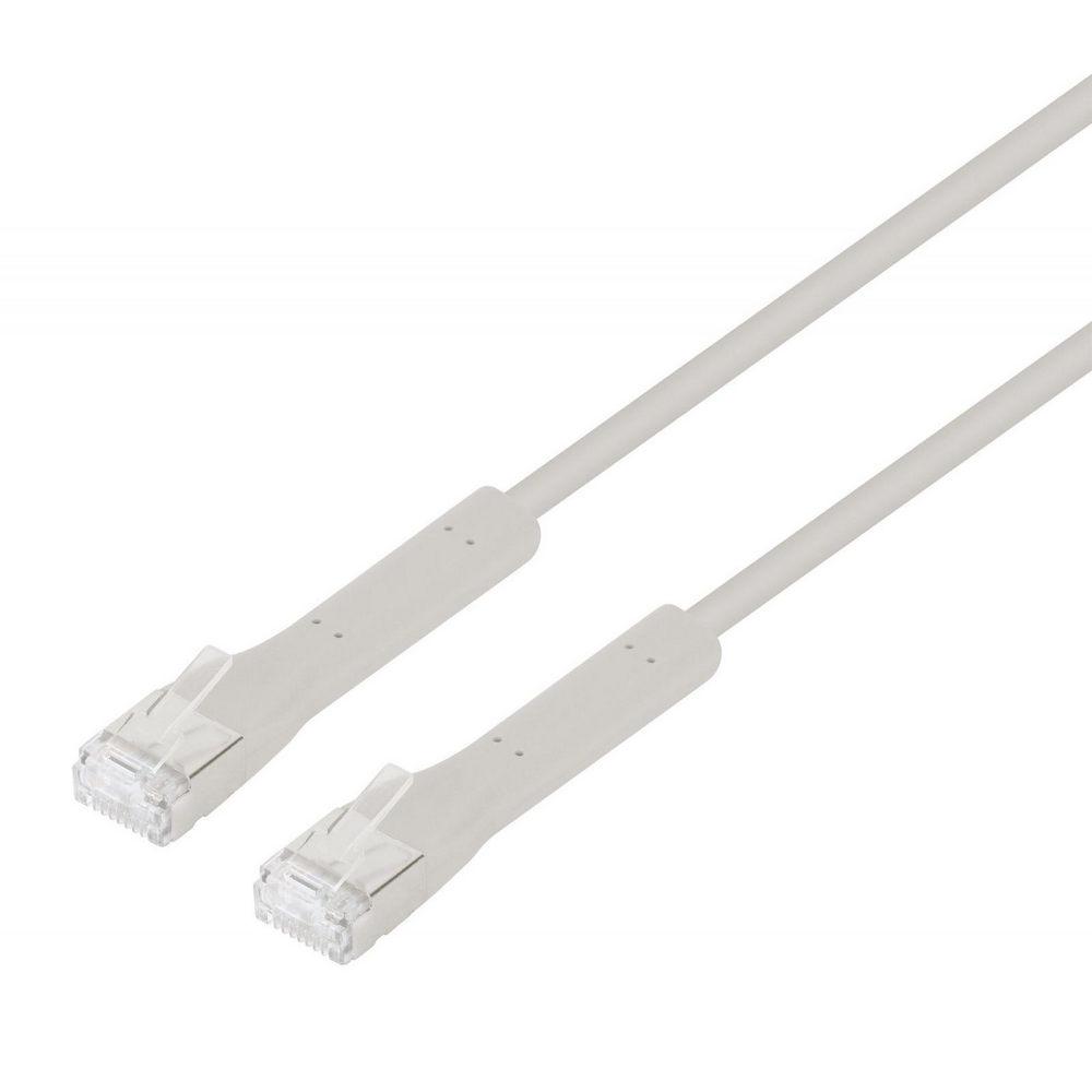 INTELLINET 745116 :: Patch кабел Cat. 6a F/FTP FlexiBoot Slim, 0.3 м, сив | JAR Computers INTELLINET 745116 :: Patch кабел Cat. 6a F/FTP FlexiBoot Slim, 0.3 м, сив