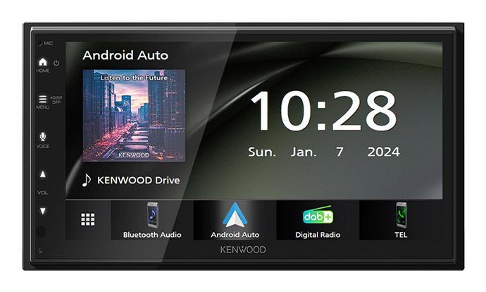 Kenwood DMX6523DABS автомобилен медиенприемник Черен Wi-Fi Bluetooth | JAR Computers Kenwood DMX6523DABS автомобилен медиенприемник Черен Wi-Fi Bluetooth