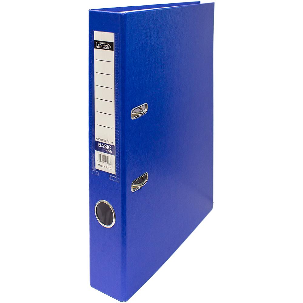 Класьор GRAFOS BASIC PP A4 5см син | JAR Computers Класьор GRAFOS BASIC PP A4 5см син