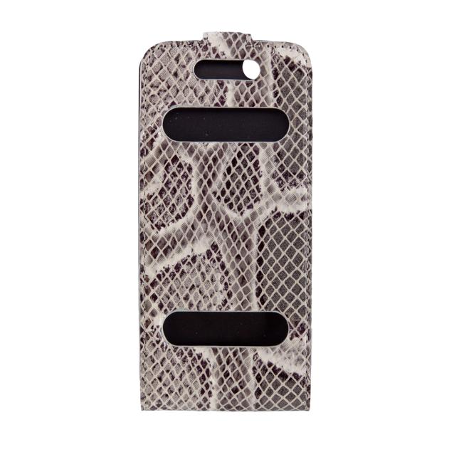 Кожен флип калъф за iPhone 5, iPhone 5S, iPhone SE - Commander by Peter Jäckel Premium Snake Case (сив) | JAR Computers Кожен флип калъф за iPhone 5, iPhone 5S, iPhone SE - Commander by Peter Jäckel Premium Snake Case (сив)