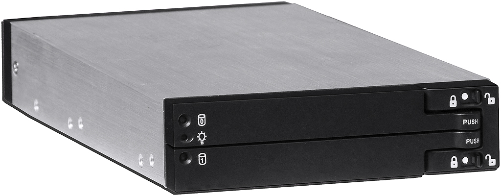 Модул 2xHDD 2.5" 9,5mm SAS/SATA 12G hotswap in 1x3,5" bay | JAR Computers Модул 2xHDD 2.5" 9,5mm SAS/SATA 12G hotswap in 1x3,5" bay