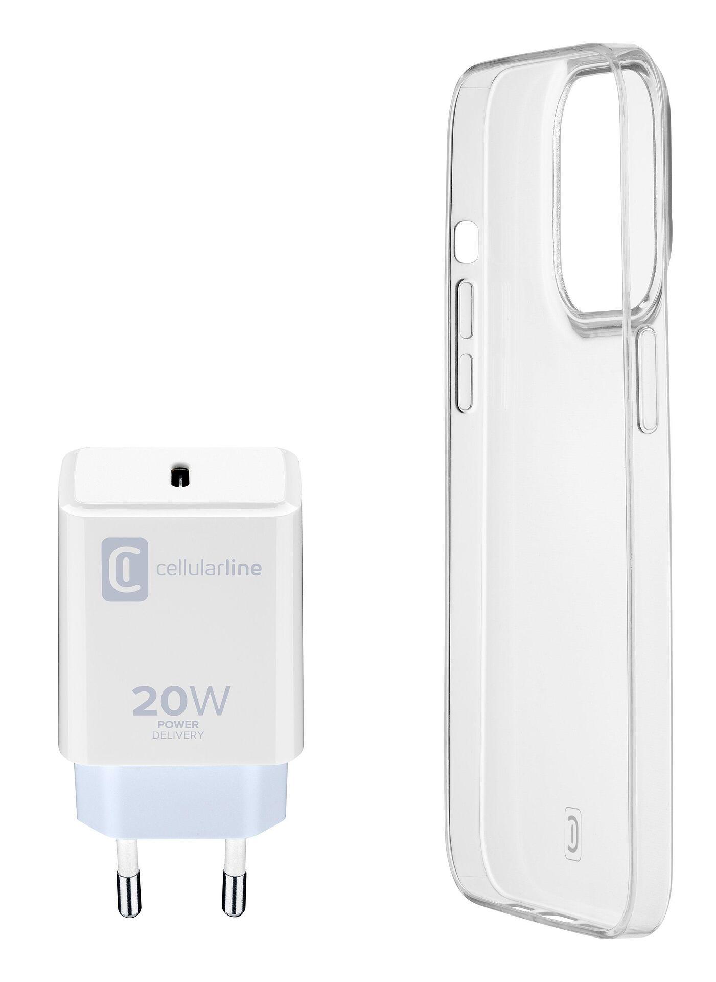 Пакет за iPhone 14 Pro Max- Зарядно USB-C 20W + калъф | JAR Computers Пакет за iPhone 14 Pro Max- Зарядно USB-C 20W + калъф
