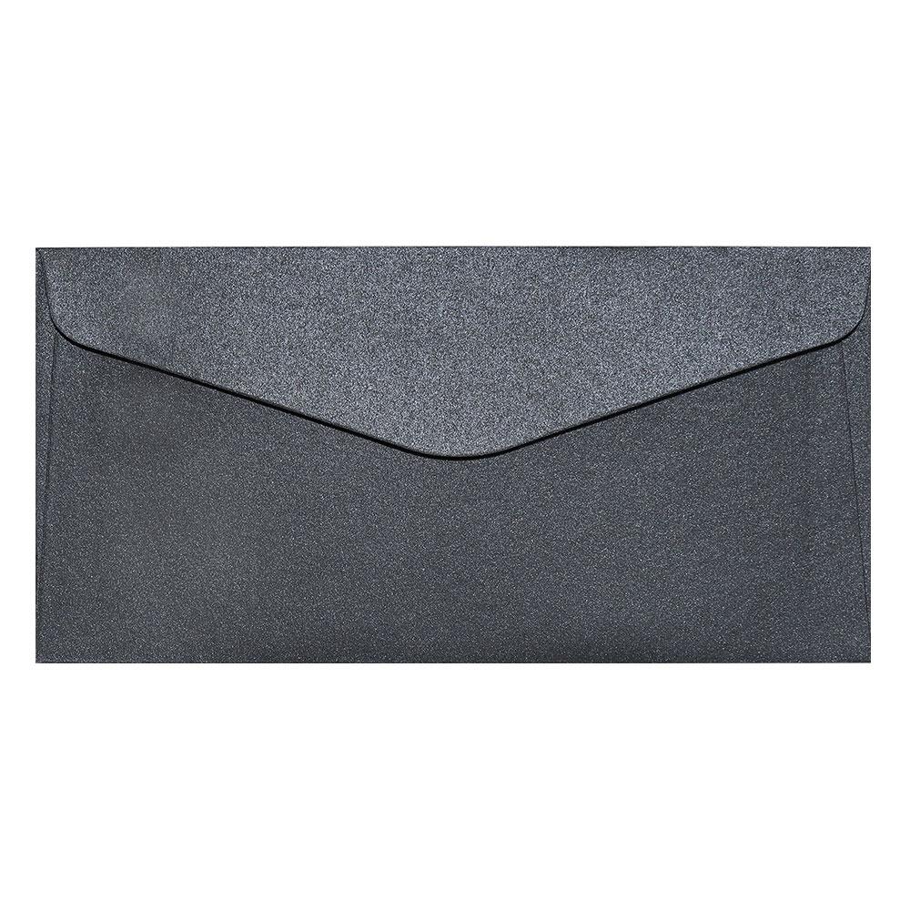 Плик DL 150гр перлено черен 10бр