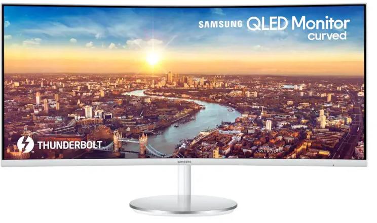 Професионален монитор Samsung - LC34CJ791, 34", QHD, сребрист | JAR Computers Професионален монитор Samsung - LC34CJ791, 34", QHD, сребрист