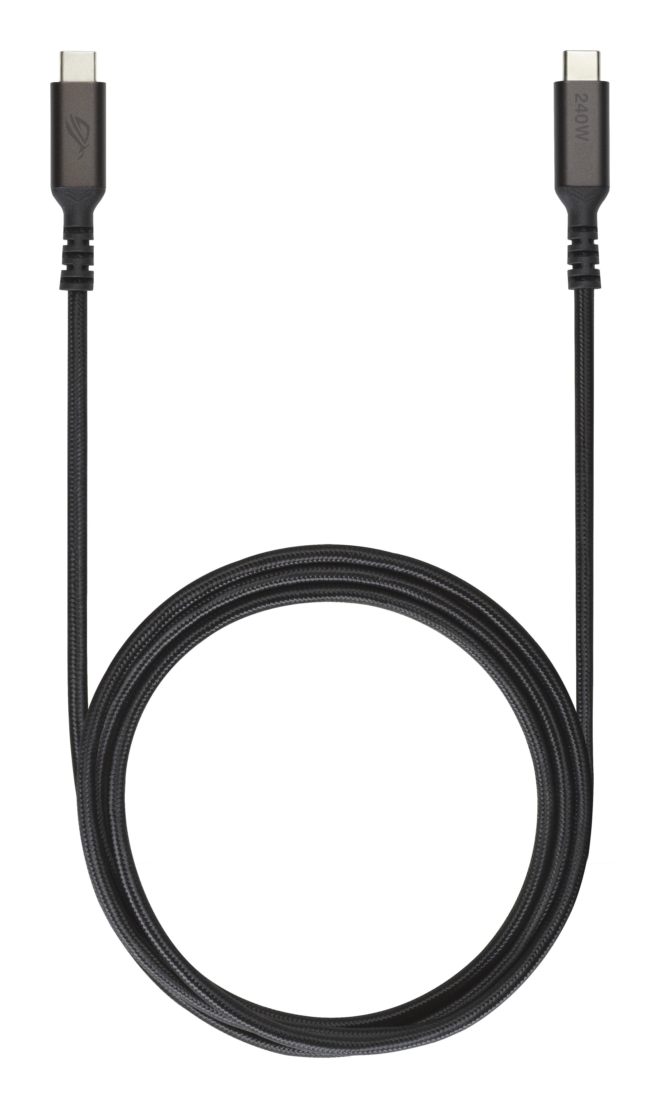 ASUS LCR50 USB кабел 1,5 м USB C 0,48 Гбит/с 240 W Черен
