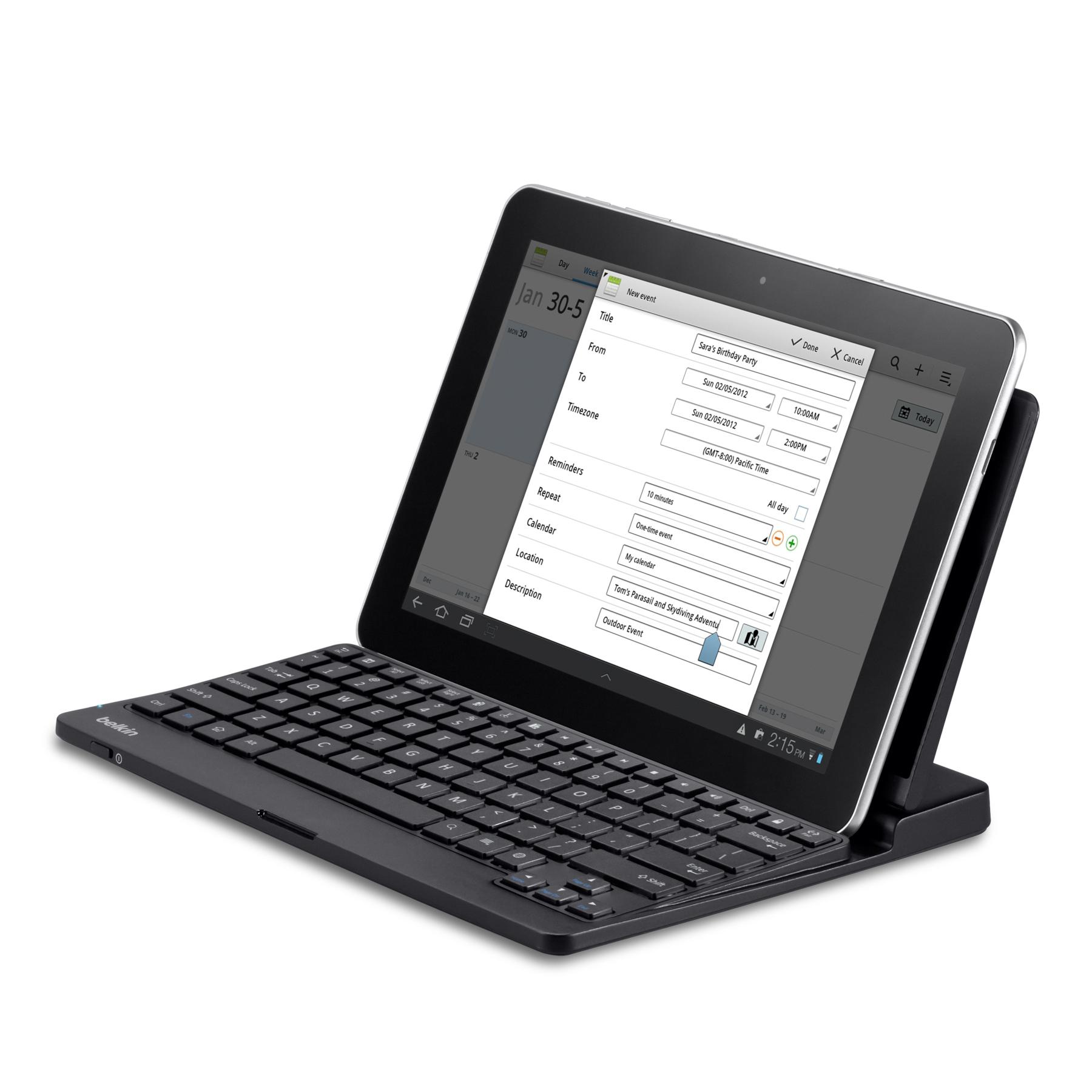 Безжична клавиатура с поставка за Android таблети - Belkin Bluetooth YourType | JAR Computers Безжична клавиатура с поставка за Android таблети - Belkin Bluetooth YourType