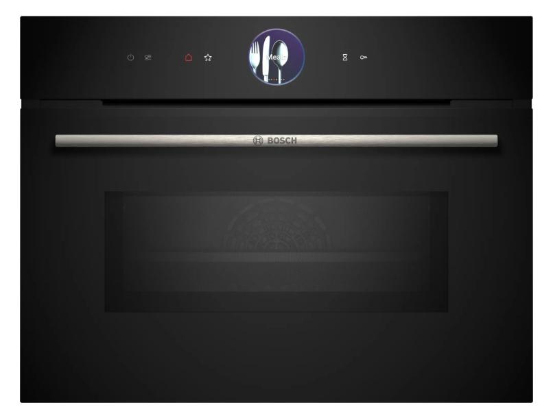 Bosch CMG7361B1 SER8 Compact combi microwave oven, EcoClean back, 20 HM, TFT-touchdisplay