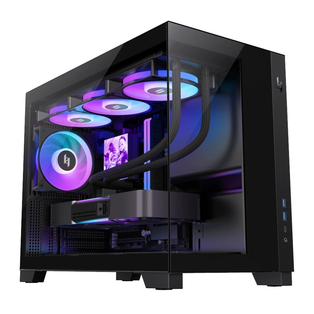 Gamemax кутия Case mATX - NEX C33 BK | JAR Computers Gamemax кутия Case mATX - NEX C33 BK