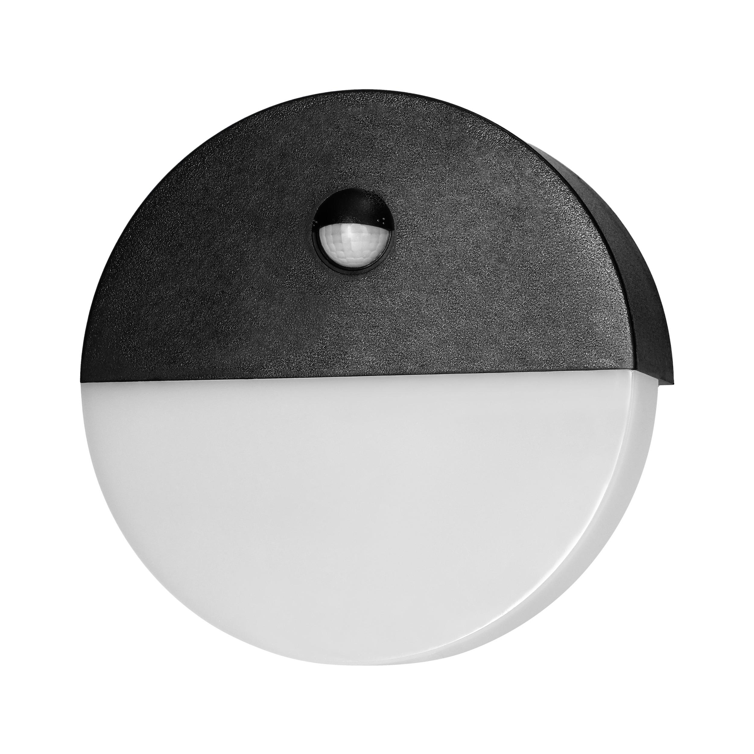 LED декоративен аплик, с PIR 140, 10W 600lm 4000K, Ra>80, IP65, черен - ORNO HALIT AD-OP-6116BLPMR4 | JAR Computers LED декоративен аплик, с PIR 140, 10W 600lm 4000K, Ra>80, IP65, черен - ORNO HALIT AD-OP-6116BLPMR4