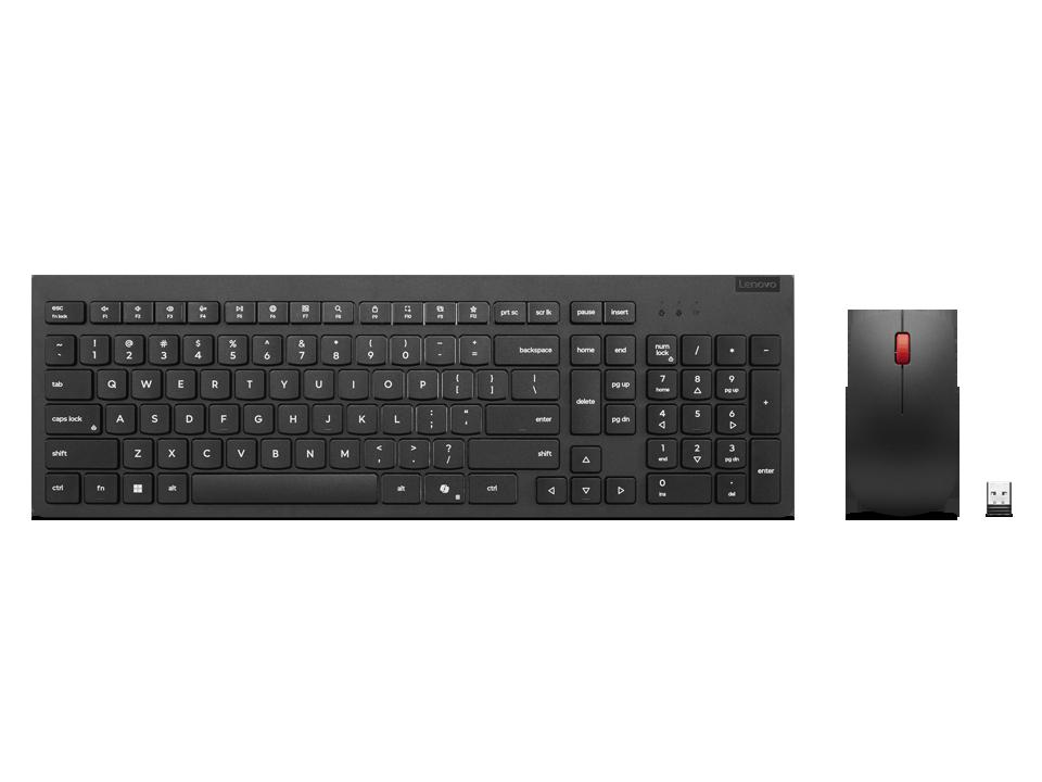 НЕМСКИ Lenovo Mouse and keyboard set Essential Combo Gen2 AI / 4X31R64467 Black - PN 4X31R64467 | JAR Computers НЕМСКИ Lenovo Mouse and keyboard set Essential Combo Gen2 AI / 4X31R64467 Black - PN 4X31R64467