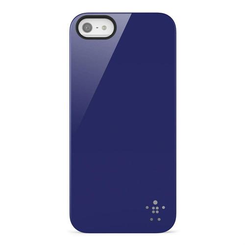 Поликарбонатов кейс за iPhone 5, iPhone 5S, iPhone SE - Belkin Shield 5 (тъмносин) | JAR Computers Поликарбонатов кейс за iPhone 5, iPhone 5S, iPhone SE - Belkin Shield 5 (тъмносин)