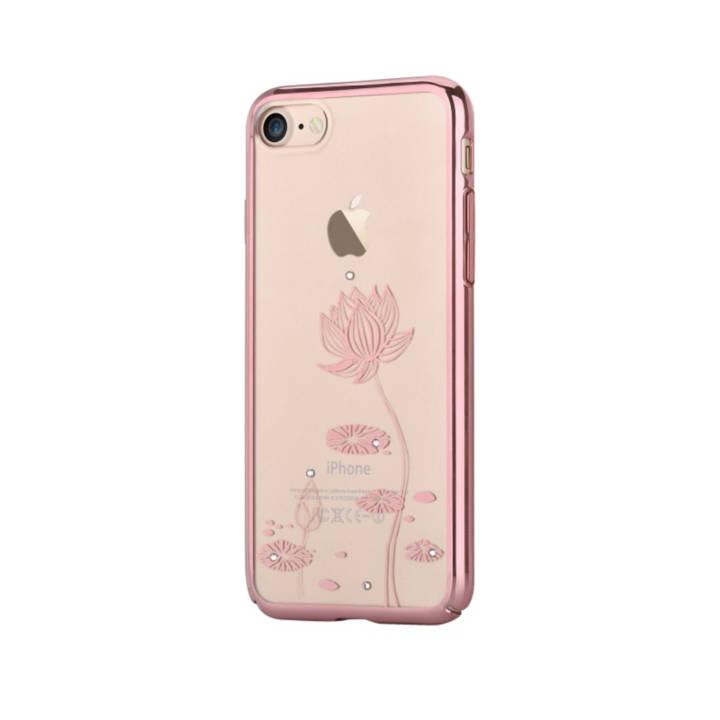 Поликрабонатов кейс за iPhone 8, iPhone 7 (с кристали Сваровски) - Devia Crystal Lotus Case (розово злато) | JAR Computers Поликрабонатов кейс за iPhone 8, iPhone 7 (с кристали Сваровски) - Devia Crystal Lotus Case (розово злато)