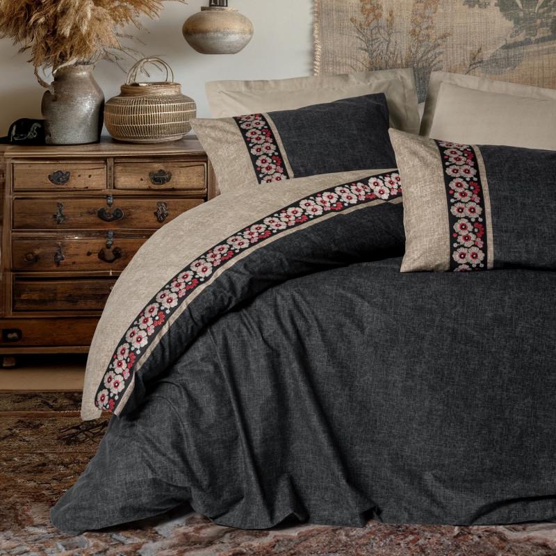 Спален комплект Cotton Box 129CTN4828, 100% памук, 4 части, Завивка 200х220 см, Чаршаф 240х260 см, Калъфка 50х70 см, Бежов | JAR Computers Спален комплект Cotton Box 129CTN4828, 100% памук, 4 части, Завивка 200х220 см, Чаршаф 240х260 см, Калъфка 50х70 см, Бежов