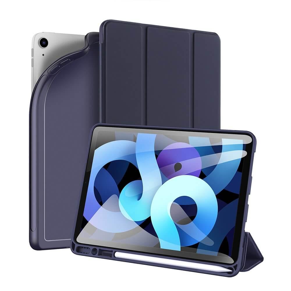 Термополиуретанов (TPU) кейс и поставка за iPad Air 5 (2022), iPad Air 4 (2020) - DUX DUCIS Osom TPU Gel Tablet Cover (тъмносин) | JAR Computers Термополиуретанов (TPU) кейс и поставка за iPad Air 5 (2022), iPad Air 4 (2020) - DUX DUCIS Osom TPU Gel Tablet Cover (тъмносин)