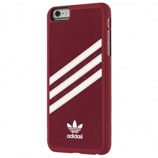 Твърд кейс с велурено покритие за iPhone 6, iPhone 6S - Adidas Originals Suede Moulded Case (червен) | JAR Computers Твърд кейс с велурено покритие за iPhone 6, iPhone 6S - Adidas Originals Suede Moulded Case (червен)