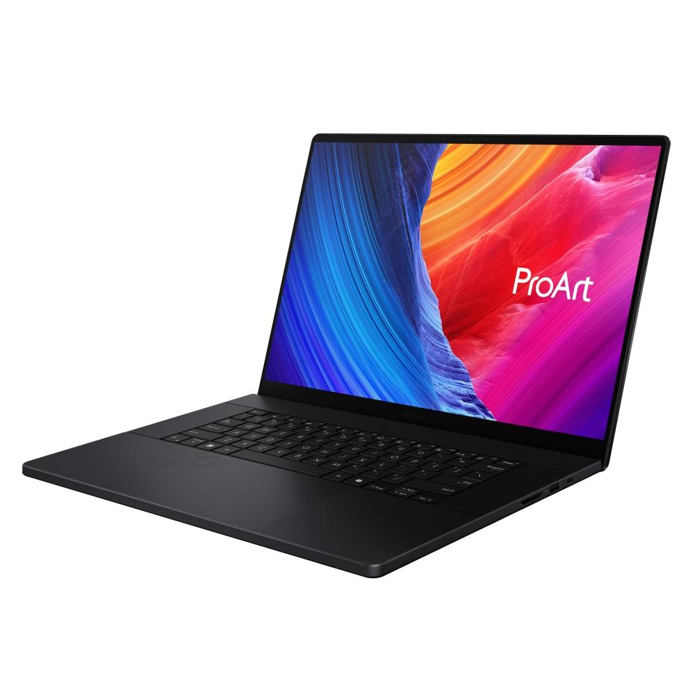 Asus Pro Art, H7606WP-ME011X,AMD Ryzen AI 9 HX 370  2.0GHz (36MB Cache, up to 5.1GHz, 12 cores, 24 Threads) up to 50TOPS ,16" WQUXGA (3840X2400) 16:10  OLED 16:10  , 64 GB LPDDR5X, 2TB PCIE G4 SSD+2TB PCIE G4 SSD, RTX 5000 x6, Win 11 Pro, Black