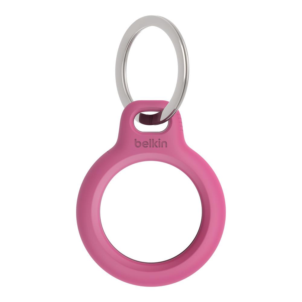 Belkin Secure Holder w Keyring - Airtag - Pink | JAR Computers Belkin Secure Holder w Keyring - Airtag - Pink