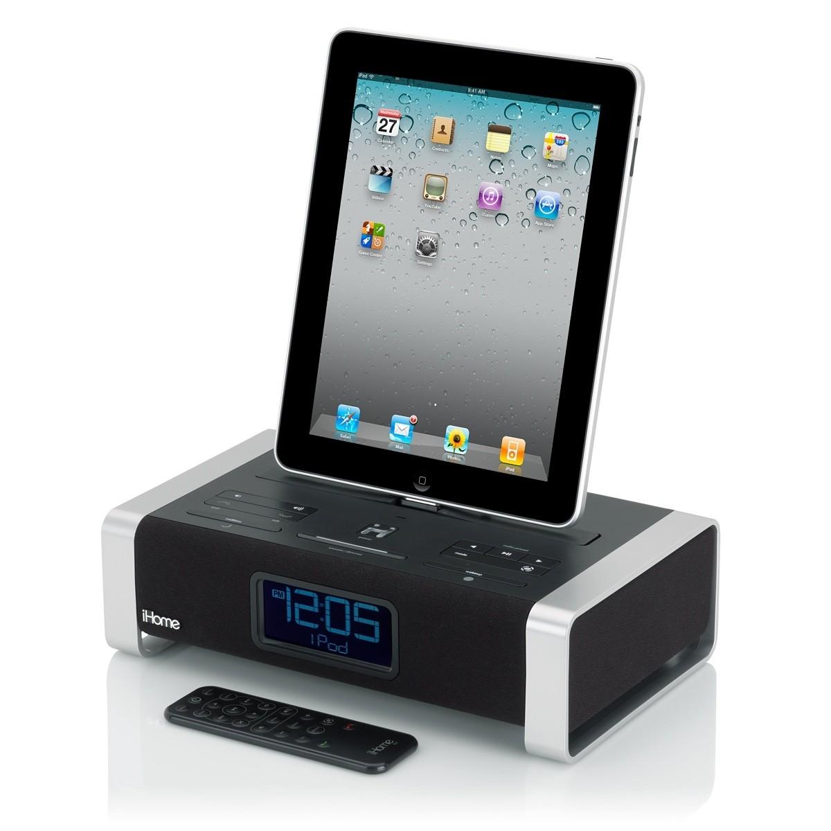 Блутут спийкър с док и дистанционно за iPad, iPhone и iPod - iHome iA100 BT audio system | JAR Computers Блутут спийкър с док и дистанционно за iPad, iPhone и iPod - iHome iA100 BT audio system