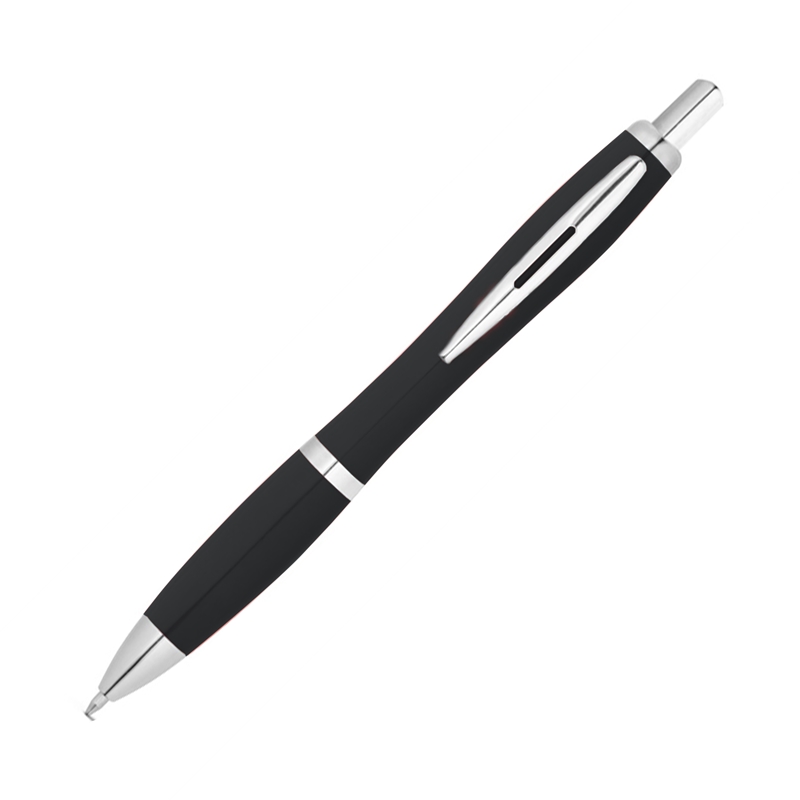 Hi!dea Химикалка Manzoni, антибактериална, черна, 50 броя