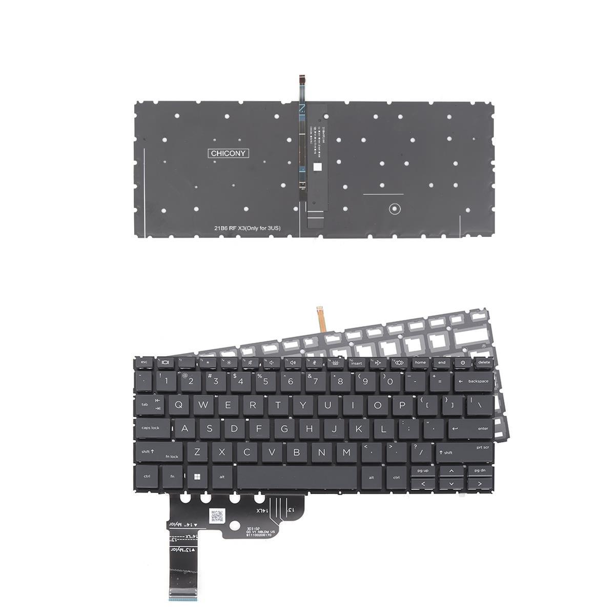 Клавиатура за лаптоп HP Elitebook 840 G9 840 G10 Черна Без Рамка С Подсветка С Малък Ентър | JAR Computers Клавиатура за лаптоп HP Elitebook 840 G9 840 G10 Черна Без Рамка С Подсветка С Малък Ентър