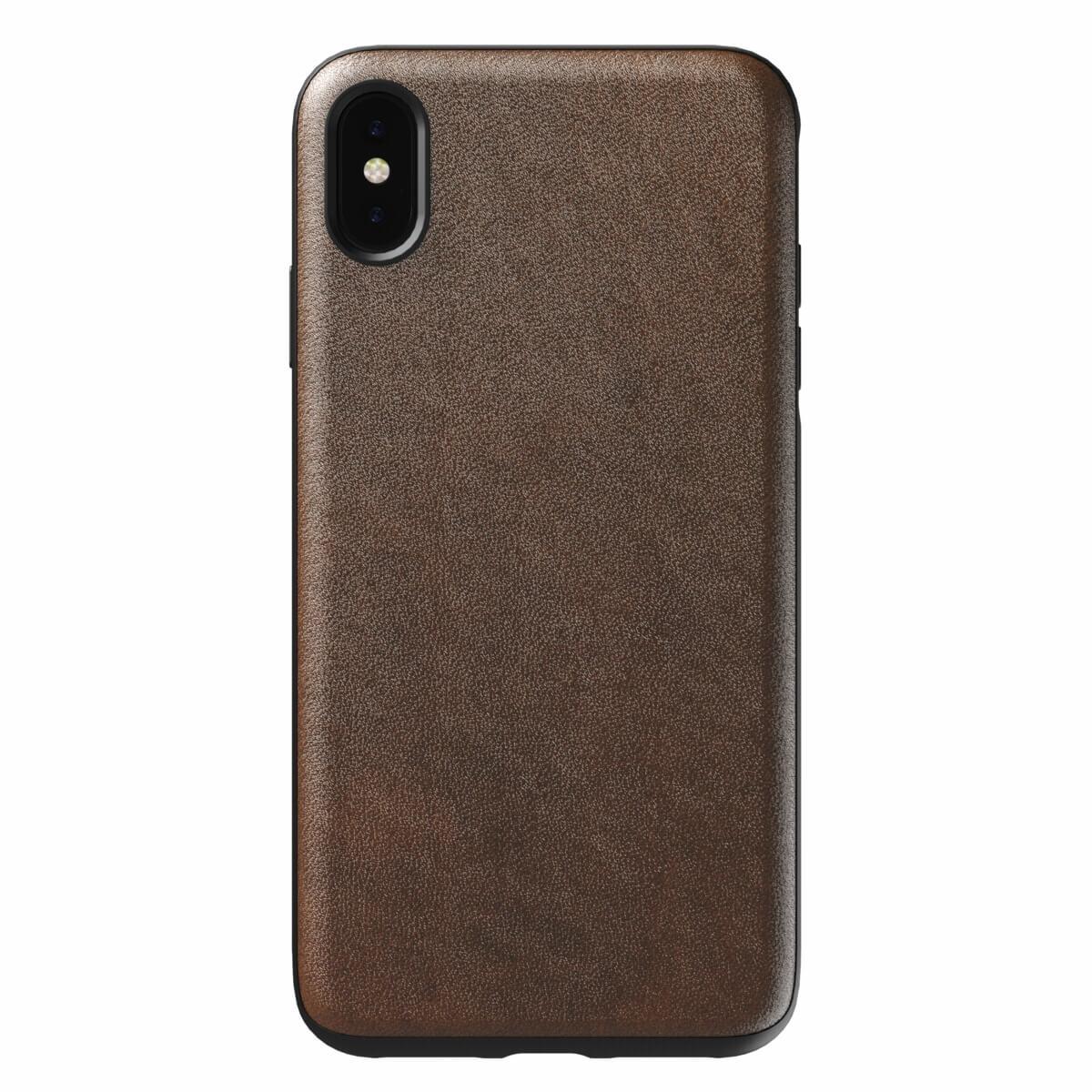 Кожен (естествена кожа) кейс за iPhone XS Max - Nomad Leather Rugged Case (кафяв) | JAR Computers Кожен (естествена кожа) кейс за iPhone XS Max - Nomad Leather Rugged Case (кафяв)