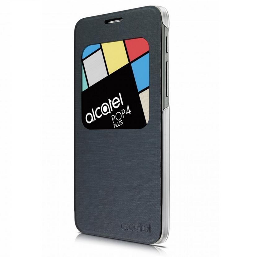 Оригинален кожен калъф с отвор за дисплея за Alcatel POP4 Plus - Alcatel Аеро FlipCase with Window AF5056 (черен) | JAR Computers Оригинален кожен калъф с отвор за дисплея за Alcatel POP4 Plus - Alcatel Аеро FlipCase with Window AF5056 (черен)