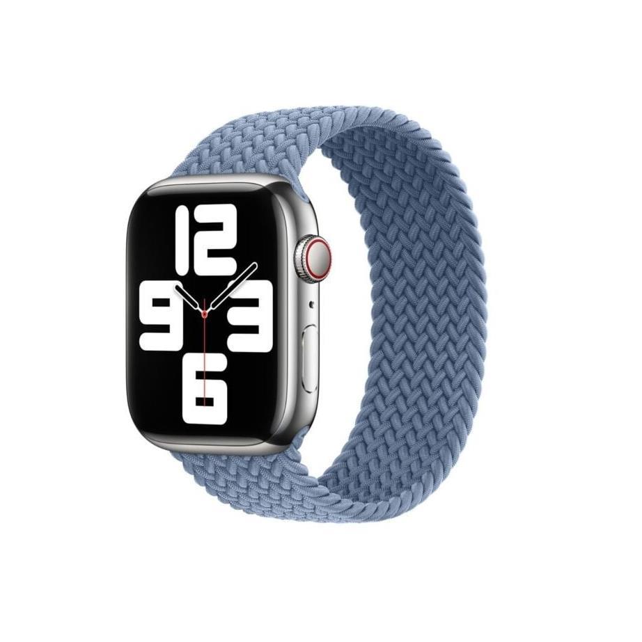 Оригинална текстилна каишка за Apple Watch 38мм, 40мм, 41мм, 42мм (2024) - Apple Solo Loop Braided Band Size 8 Slate Blue | JAR Computers Оригинална текстилна каишка за Apple Watch 38мм, 40мм, 41мм, 42мм (2024) - Apple Solo Loop Braided Band Size 8 Slate Blue