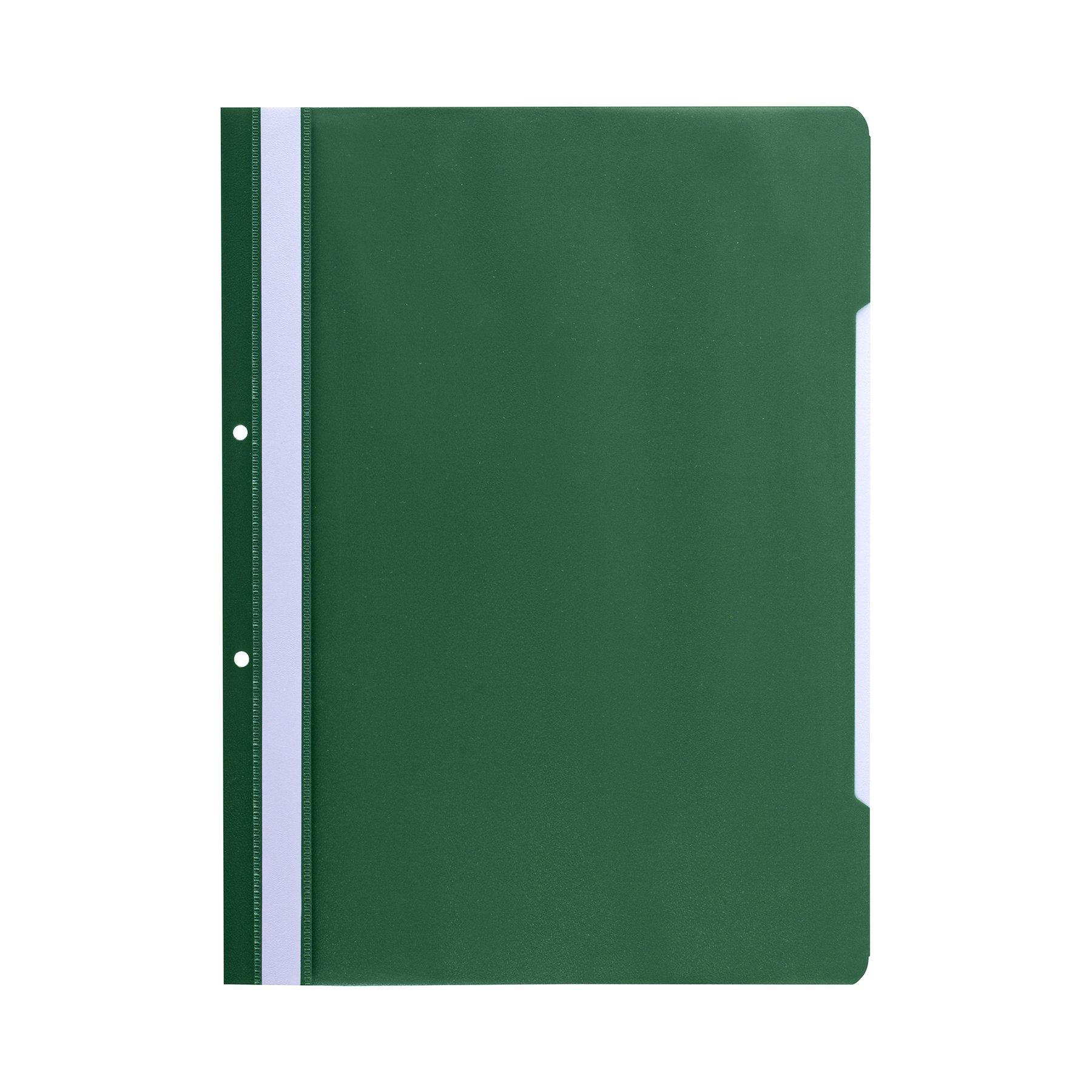 Папка Economy, PP, с перфорация, зелена, 50 броя | JAR Computers Папка Economy, PP, с перфорация, зелена, 50 броя