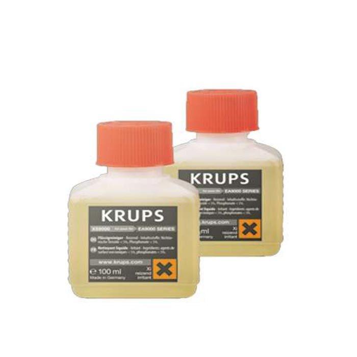 Почистваща течност за кафемашини KRUPS, XS900031, 2 бр. x 100 мл | JAR Computers Почистваща течност за кафемашини KRUPS, XS900031, 2 бр. x 100 мл