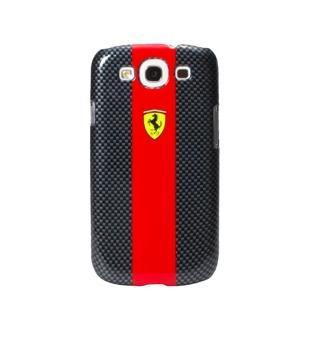 Поликарбонатов кейс за Samsung Galaxy S3 i9300 - Ferrari Carbon Effect (черен-червен) | JAR Computers Поликарбонатов кейс за Samsung Galaxy S3 i9300 - Ferrari Carbon Effect (черен-червен)