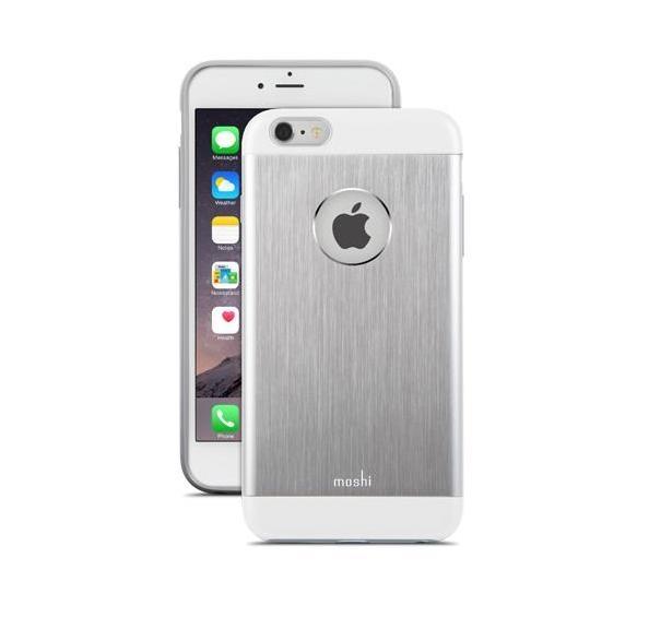 Уникален удароустойчив алуминиев кейс за iPhone 6 Plus, iPhone 6S Plus - Moshi iGlaze Armour (сребрист) | JAR Computers Уникален удароустойчив алуминиев кейс за iPhone 6 Plus, iPhone 6S Plus - Moshi iGlaze Armour (сребрист)
