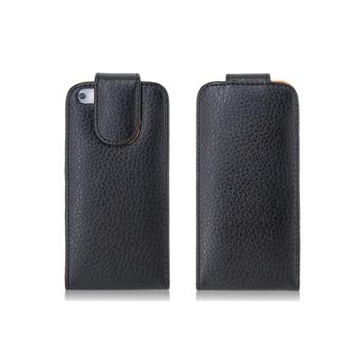 Вертикален кожен калъф с капак за iPhone 5, iPhone 5S, iPhone SE - Holsten Leather Case (черен) | JAR Computers Вертикален кожен калъф с капак за iPhone 5, iPhone 5S, iPhone SE - Holsten Leather Case (черен)