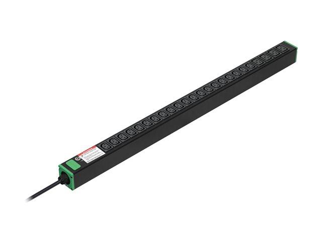 APC Easy Rack PDU Basic vertical 1-phase 3.7 kW 230 V 16 A 20 x C13 and 4 x C19 sockets IEC60309 plugs | JAR Computers APC Easy Rack PDU Basic vertical 1-phase 3.7 kW 230 V 16 A 20 x C13 and 4 x C19 sockets IEC60309 plugs