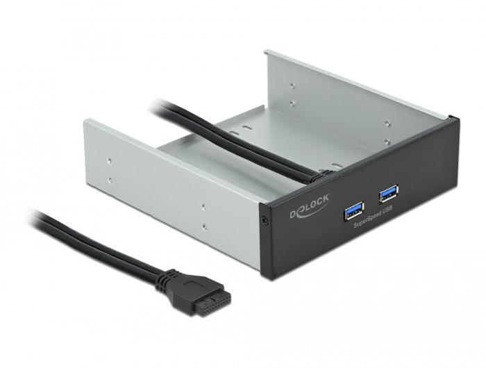 DeLOCK 61005 част за компютърна кутия Универсален Преден панел | JAR Computers DeLOCK 61005 част за компютърна кутия Универсален Преден панел