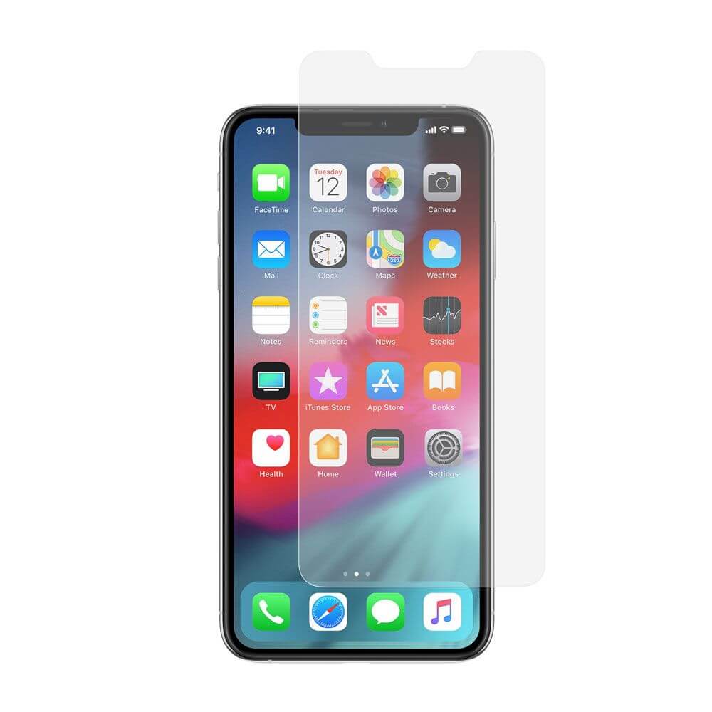 Griffin Survivor Glass - калено стъклено защитно покритие за iPhone 11 Pro Max, iPhone XS Max (прозрачен)