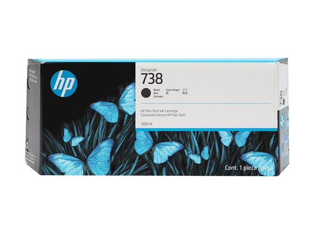 HP 738 300-ml Black DesignJet Ink Cartridge | JAR Computers HP 738 300-ml Black DesignJet Ink Cartridge