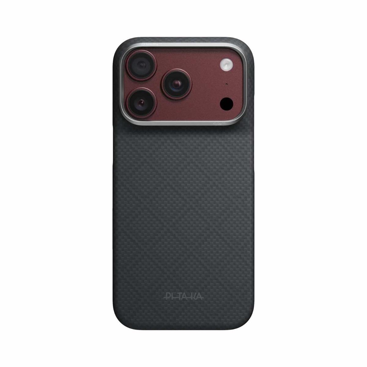 Кевларен кейс с MagSafe за iPhone 18 Pro, iPhone 17 Pro - Pitaka Edge Argyle Aramid MagSafe Case (черен) | JAR Computers Кевларен кейс с MagSafe за iPhone 18 Pro, iPhone 17 Pro - Pitaka Edge Argyle Aramid MagSafe Case (черен)