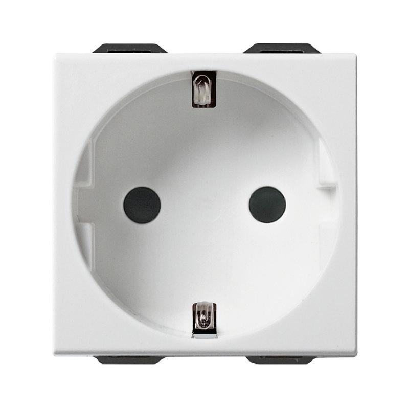 Контакт Шуко 2P+E 16A 2M SICURY защита Бял - VIMAR Neve Up 09208 | JAR Computers Контакт Шуко 2P+E 16A 2M SICURY защита Бял - VIMAR Neve Up 09208