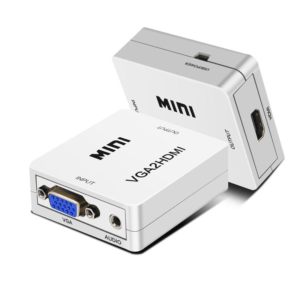 Конвертор VGA женско към HDMI женско +3.5 | JAR Computers Конвертор VGA женско към HDMI женско +3.5