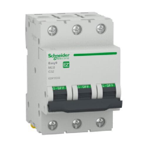 МАП 3P 32A крива С 6kA - SCHNEIDER ELECTRIC Easy 9 EZ9F35332 | JAR Computers МАП 3P 32A крива С 6kA - SCHNEIDER ELECTRIC Easy 9 EZ9F35332