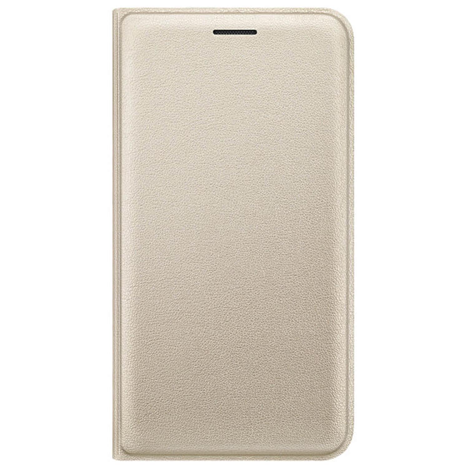 Оригинален кожен калъф за Samsung Galaxy J1 (2016) SM-J120F - Samsung Flip Case EF-WJ120PFEGWW (златист) | JAR Computers Оригинален кожен калъф за Samsung Galaxy J1 (2016) SM-J120F - Samsung Flip Case EF-WJ120PFEGWW (златист)