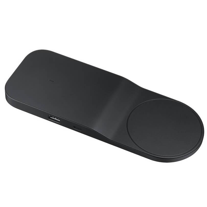 Поставка (пад) за безжично захранване за QI съвместими устройства - Samsung Wireless Multi Charging Station EP-PA710TB (черен) | JAR Computers Поставка (пад) за безжично захранване за QI съвместими устройства - Samsung Wireless Multi Charging Station EP-PA710TB (черен)
