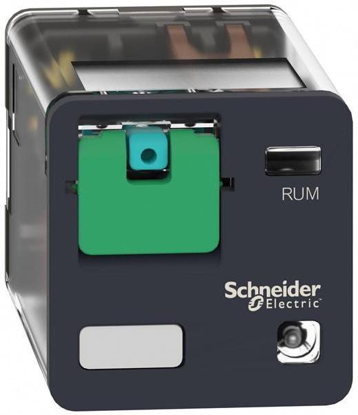 Реле интерфейсно RUM 24 VDC, 10A, 3 превключващ контакт, LED, монтаж в цокъл SE | JAR Computers Реле интерфейсно RUM 24 VDC, 10A, 3 превключващ контакт, LED, монтаж в цокъл SE