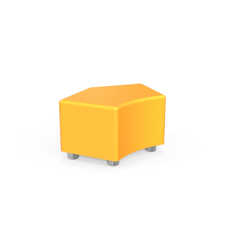 RFG Табуретка Shape, 90 х 90 х 43H, екокожа, оранжева