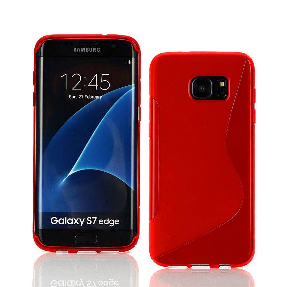 Силиконов (TPU) калъф за Samsung Galaxy S7 Edge - S-Line Cover Case (червен) | JAR Computers Силиконов (TPU) калъф за Samsung Galaxy S7 Edge - S-Line Cover Case (червен)