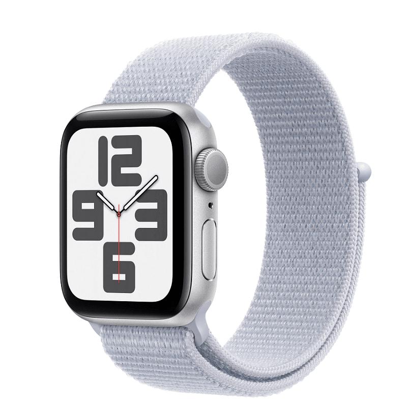 Смарт часовник Apple Watch SE2 v3 40mm Silver/Blue Cloud Loop mxee3 , 1.57 , 32 , 40.00 , Apple S8 SiP 64-bit Dual Core