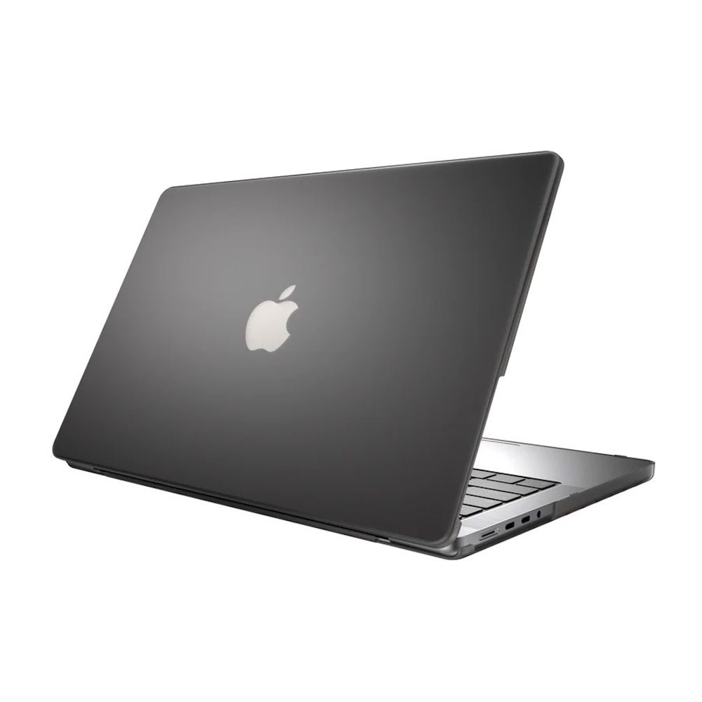 SwitchEasy Nude Case - предпазен поликарбонатов кейс за MacBook Pro 14 M1 (2021), MacBook Pro 14 M2 (2023) (черен-прозрачен)